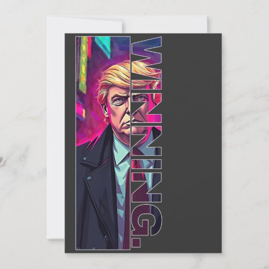 トランプ大統領 – 勝利 招待状 (正面)