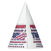 トランプ大統領 就任式 2025 パーティーハット (裏面)