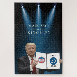 トランプ大統領🇺🇸✨愛国心結婚のカスタム ジグソーパズル