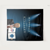 トランプ大統領 📜 愛国的な結婚式の慣習 タペストリー (正面(横))