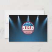 トランプ大統領 📜 愛国的な結婚式の慣習 出欠カード (裏面)