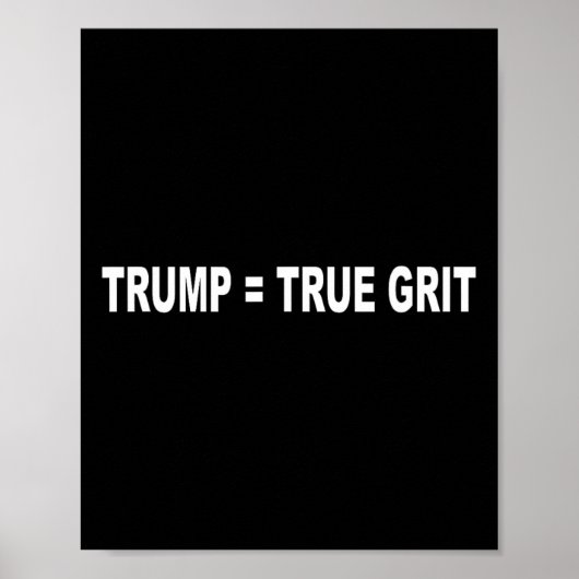 トランプ大統領 = 真の度胸 ポスター (正面)