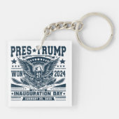 トランプ大統領 2024年勝利 キーホルダー (裏面)