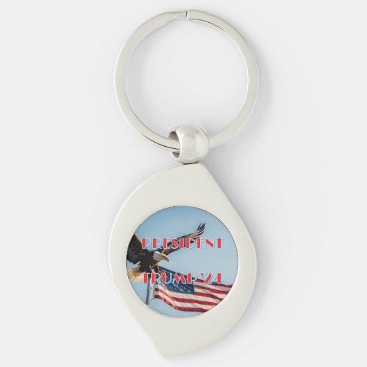 トランプ大統領 2024 キーホルダー (正面)