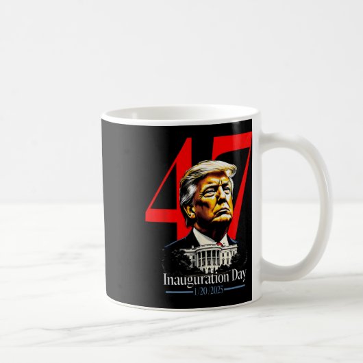 トランプ大統領 2025 就任式の日 コーヒーマグカップ (右)