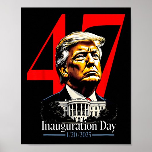 トランプ大統領 2025 就任式の日 ポスター (正面)