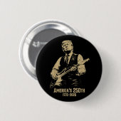 トランプ大統領 7月4日 缶バッジ (正面&裏面)