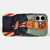 トランプ大統領 Case-Mate iPhoneケース (裏面 (横))