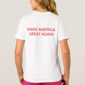 トランプ大統領 Tシャツ (裏面)