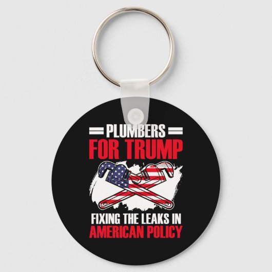 トランプ大統領Plumbing Tech選挙トランプ キーホルダー (正面)