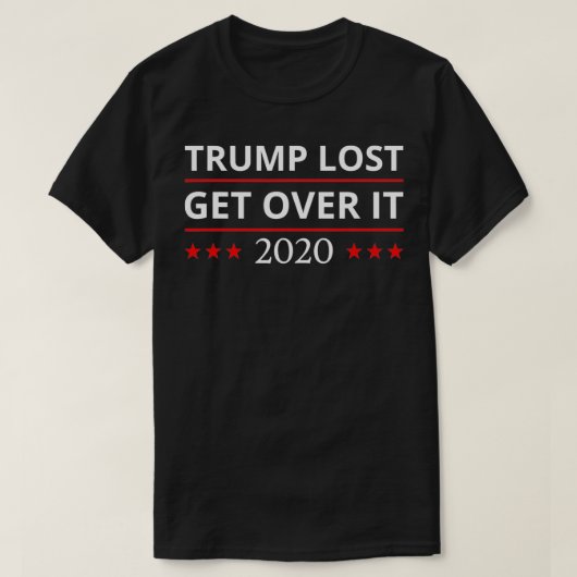 トランプ失ったが乗り越えおもしろいバイデン氏・ハリスが勝利 Tシャツ (デザイン正面)