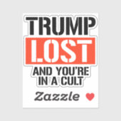 トランプ失ったであなたは宗教的な シール (シート)