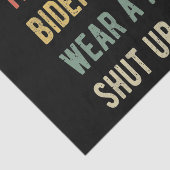 トランプ失ったバイデン氏衣服AマスクShut Up I 薄葉紙 (詳細)