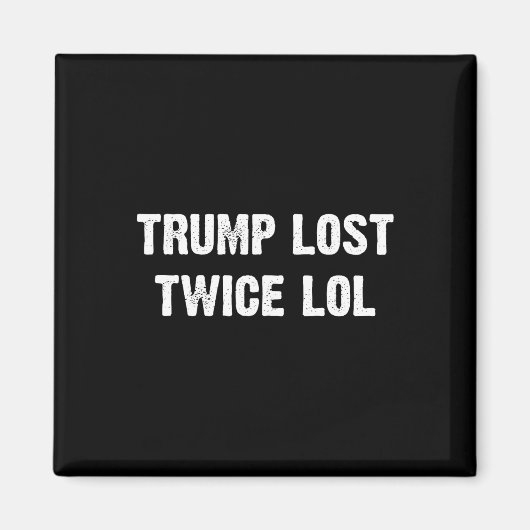 トランプ失った2回ロール マグネット (正面)