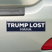 トランプ失った2020バンパー バンパーステッカー (車上)