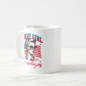 トランプ女の子いいえおもしろい共和党の女性 コーヒーマグカップ (正面左)