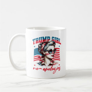 トランプ女の子いいえおもしろい共和党の女性 コーヒーマグカップ