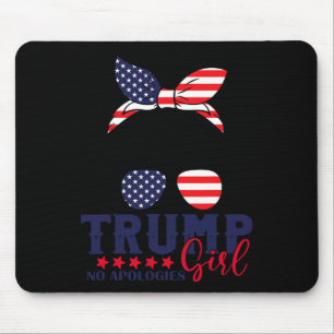 トランプ女の子いいえ謝罪メッシーバントランプ2024アメリ マウスパッド