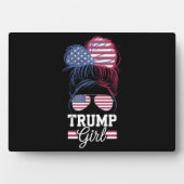 トランプ女の子メッシーバンUSA 47社長 フォトプラーク (正面)