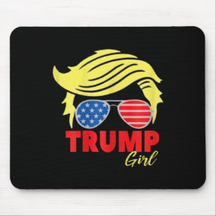 トランプ女子 お団子ヘア トランプ 2024年選挙 アメリカ マウスパッド