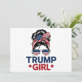 トランプ女子 お団子ヘア トランプ 2024年選挙 アメリカ 招待状 (スタンド正面)