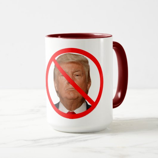 トランプ嫌い マグカップ (正面右)