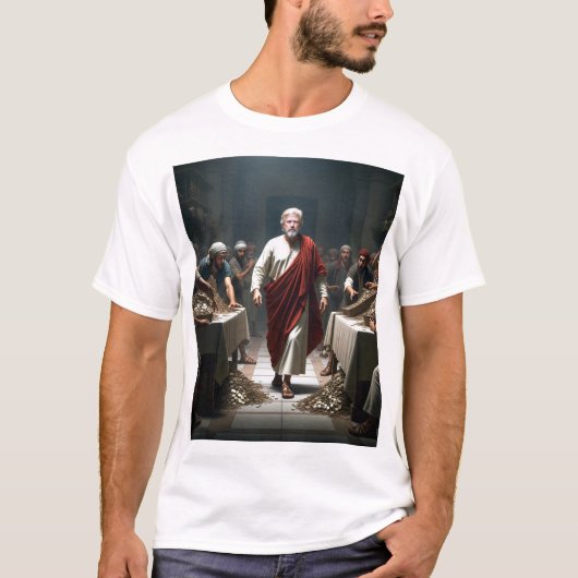 トランプ対金貸しTシャツ Tシャツ (正面)