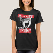 トランプ対***PIES Tシャツ (正面)