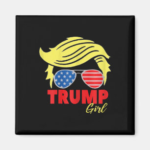 トランプ少女メッシーバントランプ2024選挙アメリカ人 マグネット
