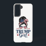 トランプ少女メッシーバントランプ2024選挙アメリカ人 SAMSUNG GALAXY S21ケース<br><div class="desc">トランプ女の子メッシーバントランプ2024選挙アメリカ国旗</div>