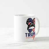 トランプ少女メッシーバントランプ2024選挙 コーヒーマグカップ (正面右)