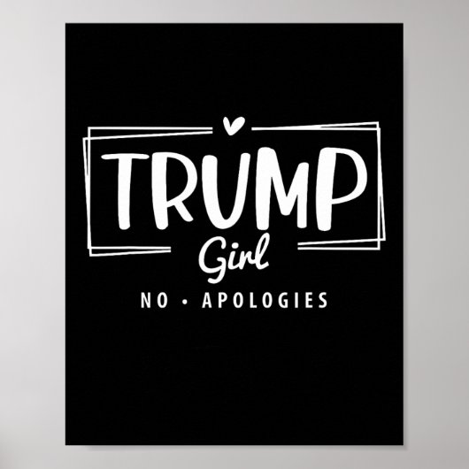 トランプ少女No謝罪の選挙2024 ポスター (正面)