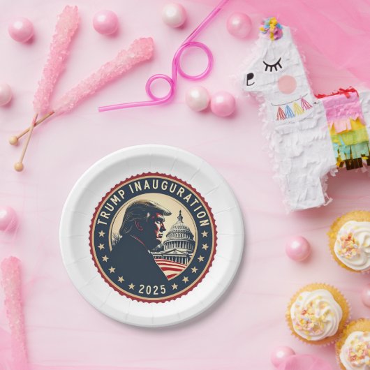 トランプ就任式の日2025マ誇りを持ったガ ペーパープレート (パーティー)