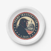 トランプ就任式の日2025マ誇りを持ったガ ペーパープレート (正面)
