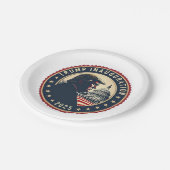 トランプ就任式の日2025マ誇りを持ったガ ペーパープレート (アングル)