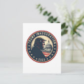 トランプ就任式の日2025マ誇りを持ったガ ポストカード (スタンド正面)