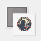 トランプ就任式の日2025マ誇りを持ったガ マグネット (正面/裏面)