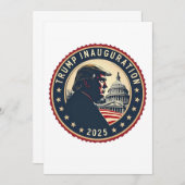 トランプ就任式の日2025マ誇りを持ったガ 招待状 (正面/裏面)