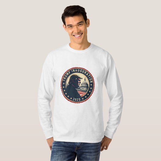 トランプ就任式の日2025マ誇りを持ったガ Tシャツ (正面フル)