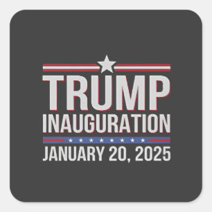 トランプ就任式の日2025年1月の大統領 スクエアシール