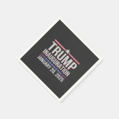 トランプ就任式の日2025年1月の大統領 スタンダードカクテルナプキン (角)