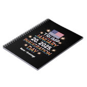 トランプ就任式の日2025年1月20日 ノートブック (左側)