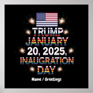 トランプ就任式の日2025年1月20日 ポスター