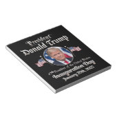 トランプ就任式の日2025第47期米国大統領 ノートパッド (アングル)