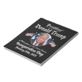 トランプ就任式の日2025第47期米国大統領 ノートパッド (回転)