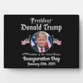 トランプ就任式の日2025第47期米国大統領 フォトプラーク (正面)