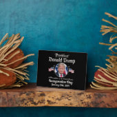 トランプ就任式の日2025第47期米国大統領 フォトプラーク (側面)