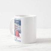 トランプ就任式の日2025 47thアメリカ大統領Whi コーヒーマグカップ (正面左)