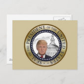 トランプ就任式はがき ポストカード (正面/裏面)