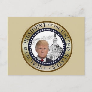 トランプ就任式はがき ポストカード